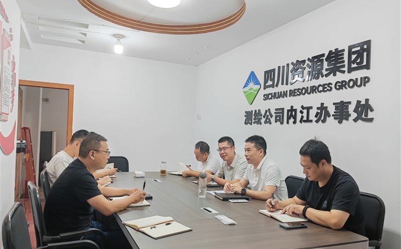 测绘公司向导赴内江服务处调研