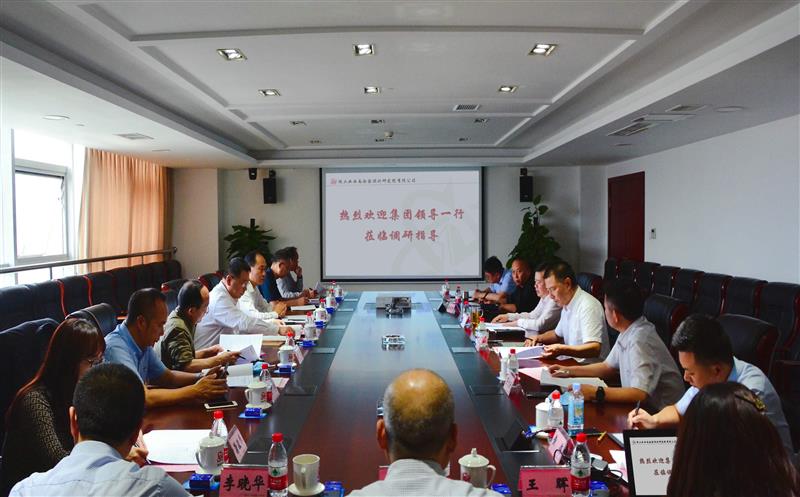 省自然凯时凯时首页投资集团总司理江涛  副总司理武文祥一行到核西南院调研