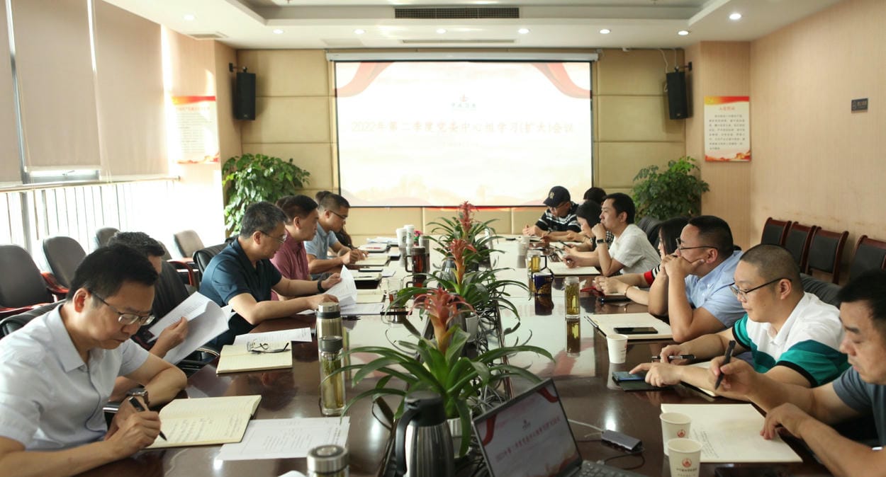 中成集团召开2022年第二季度党委理论学习 中心组（扩大）聚会_红色堡垒_党建群团_凯时凯时首页有限责任公司