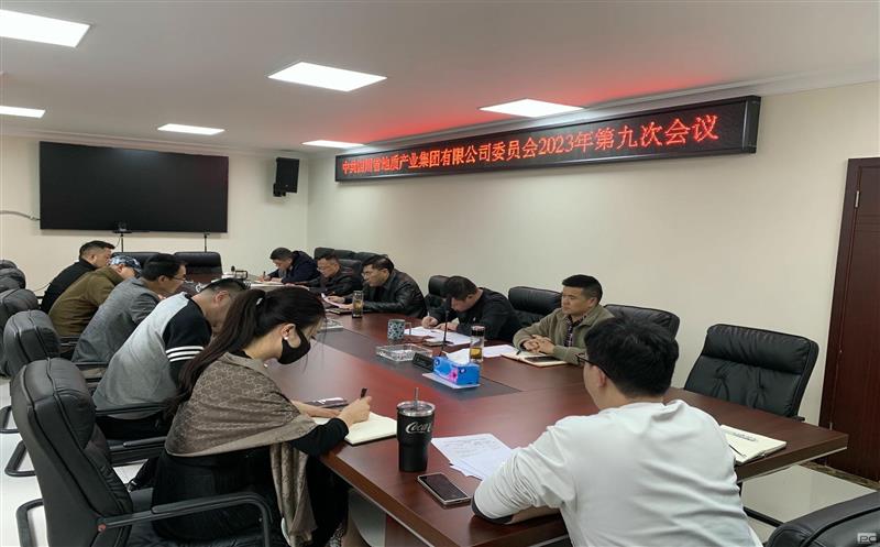 四川省地质工业集团有限公司召开2023年第九次党委（扩大）学习会