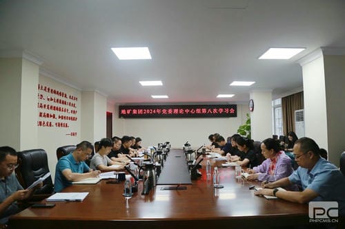 地矿集团党委理论学习中心组召开2024年第八次学习聚会_红色堡垒_党建群团_凯时凯时首页有限责任公司